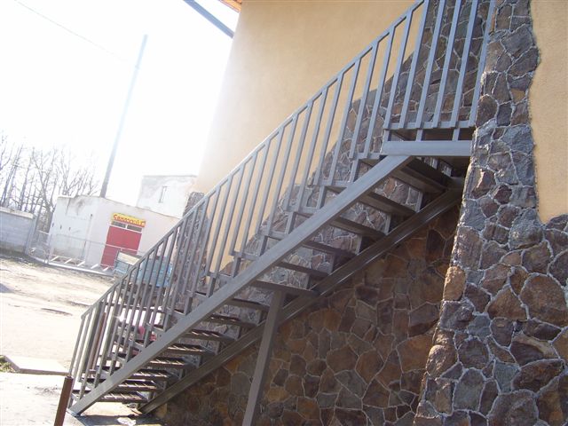 Виготовлення сходів. Зовнішні сходи №7